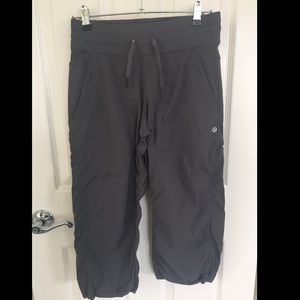 Lululemon Dance studio crop Gray Sz 4